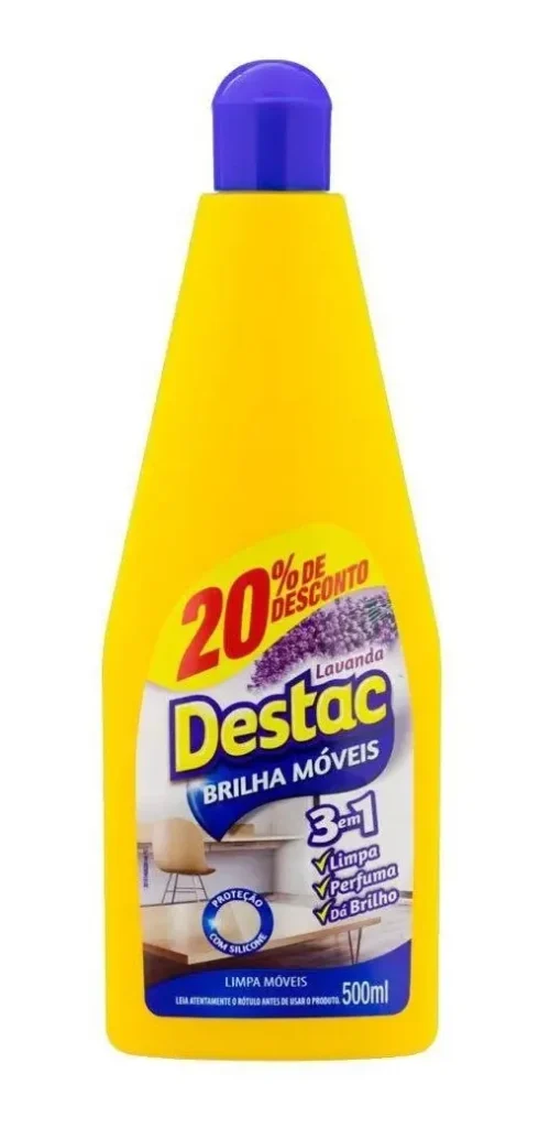 Lustra Móveis 3 em 1 da Destac: Limpeza e Perfume para seus Móveis 3 Lustra Móveis 3 em 1 da Destac: Limpeza e Perfume para seus Móveis