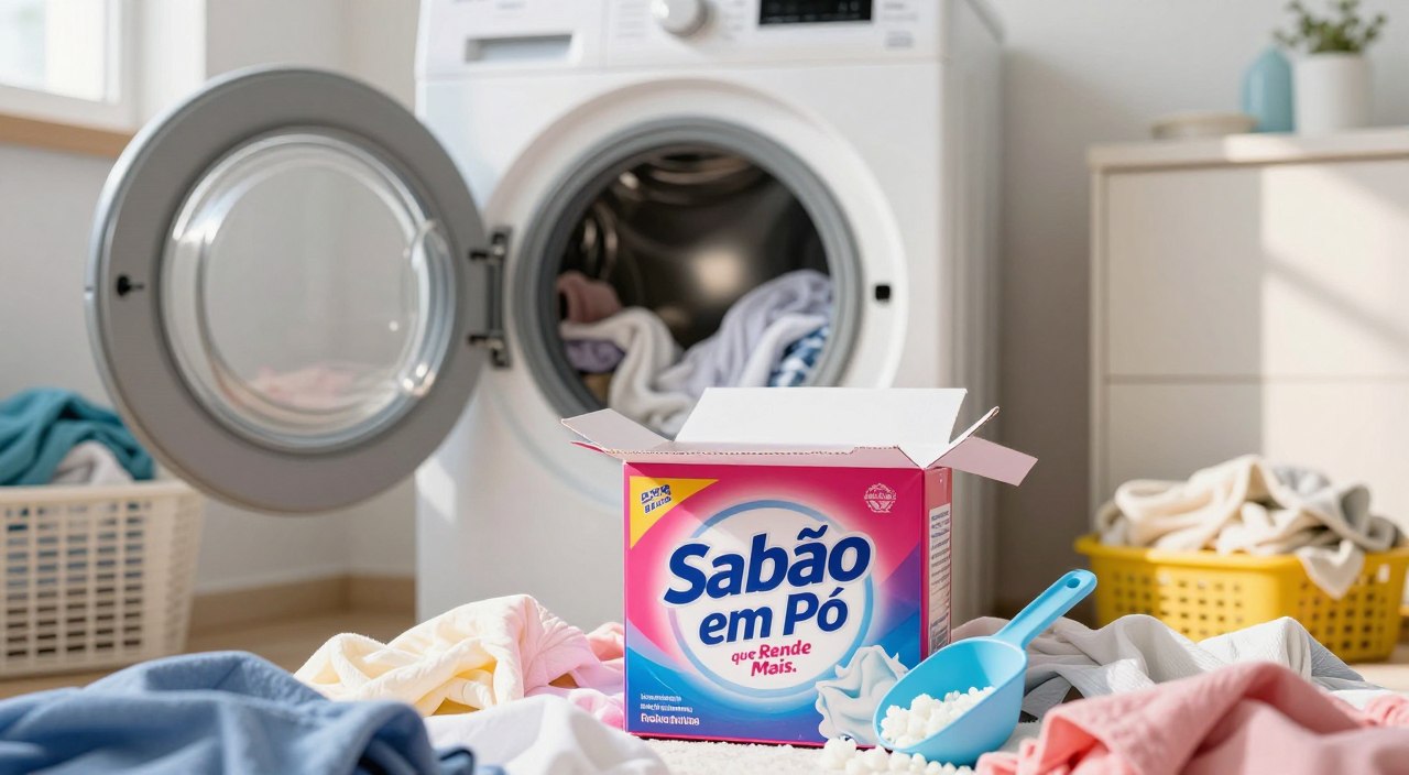 sabão em pó rende mais